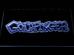 Goldfinger LED Neon Sign