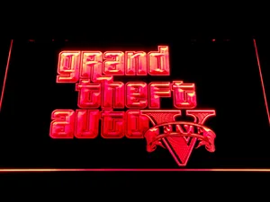 Grand Theft Auto Five LED Neon Sign
