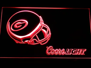 Green Bay Packers Coors Light Helmet LED Neon Sign
