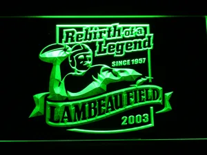 Green Bay Packers Lambeau Field LED Neon Sign - Legacy Edition