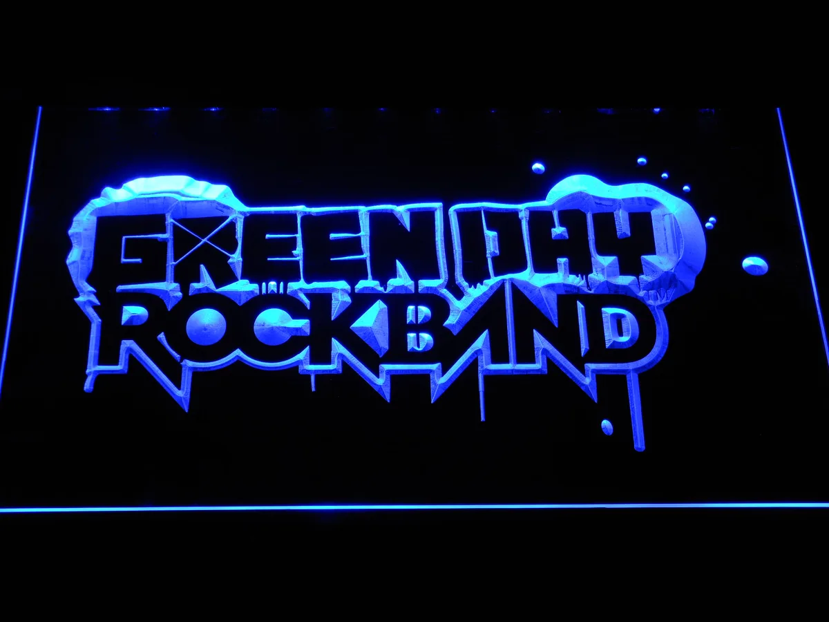 Green Day Rockband LED Neon Sign