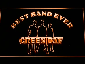 Green Day Silhouette Best Band Ever LED Neon Sign