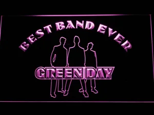 Green Day Silhouette Best Band Ever LED Neon Sign