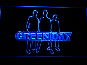 Green Day Silhouette LED Neon Sign