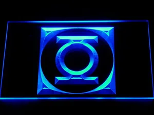 Green Latern Icon LED Neon Sign