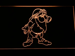 Grumpy Snow White and the Seven Dwarves LED Neon Sign
