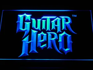 Guitar Hero LED Neon Sign