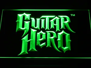 Guitar Hero LED Neon Sign