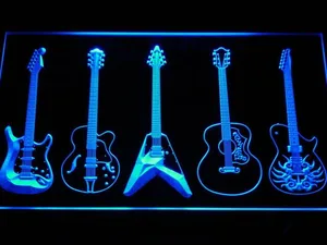 Guitar LED Neon Sign