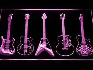 Guitar LED Neon Sign
