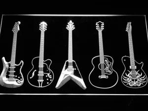 Guitar LED Neon Sign