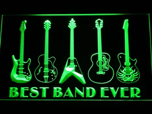 Guitars Best Band Ever LED Neon Sign