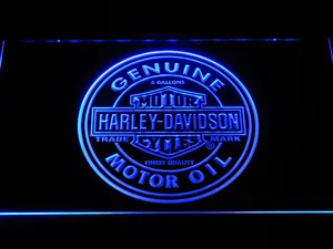Harley Davidson Genuine Motor Oil LED Neon Sign