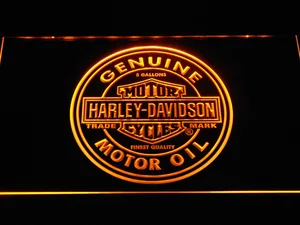 Harley Davidson Genuine Motor Oil LED Neon Sign