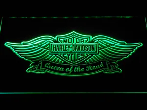 Harley Davidson Queen of the Road LED Neon Sign