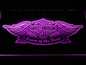 Harley Davidson Queen of the Road LED Neon Sign