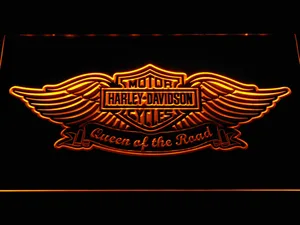 Harley Davidson Queen of the Road LED Neon Sign
