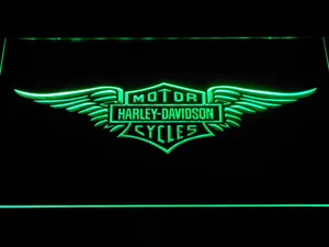 Harley Davidson Wings LED Neon Sign