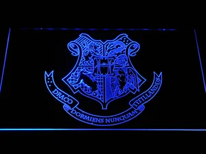 Harry Potter  Hogwarts Crest LED Neon Sign