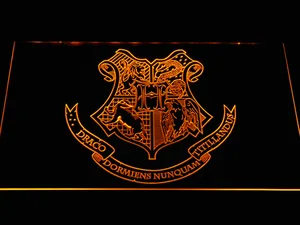 Harry Potter  Hogwarts Crest LED Neon Sign