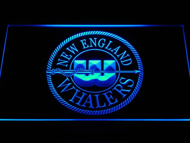 Hartford Whalers New England Logo LED Neon Sign - Legacy Edition