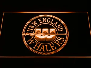 Hartford Whalers New England Logo LED Neon Sign - Legacy Edition