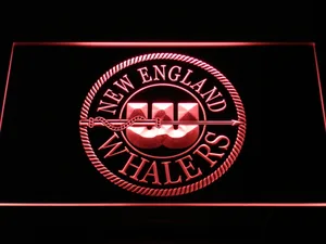Hartford Whalers New England Logo LED Neon Sign - Legacy Edition
