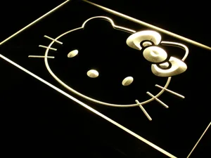 Hello Kitty Head LED Neon Sign