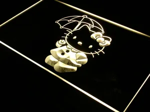 Hello Kitty Umbrella LED Neon Sign