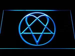 HIM Heartagram LED Neon Sign
