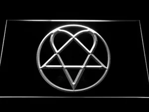 HIM Heartagram LED Neon Sign