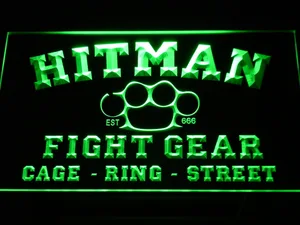 Hitman Fight Gear LED Neon Sign