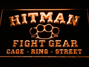 Hitman Fight Gear LED Neon Sign