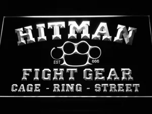 Hitman Fight Gear LED Neon Sign