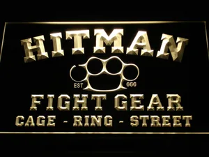 Hitman Fight Gear LED Neon Sign