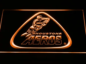 Houston Aeros LED Neon Sign - Legacy Edition