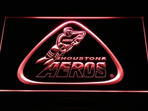 Houston Aeros LED Neon Sign - Legacy Edition
