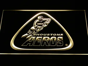 Houston Aeros LED Neon Sign - Legacy Edition
