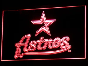 Houston Astros 2000-2012 Logo LED Neon Sign - Legacy Edition