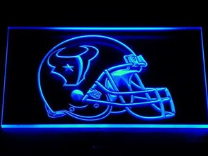 Houston Texans Helmet LED Neon Sign