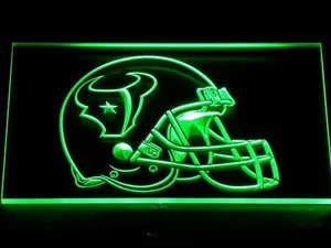 Houston Texans Helmet LED Neon Sign