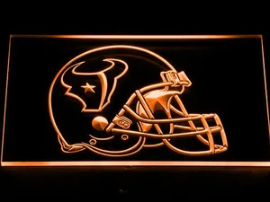 Houston Texans Helmet LED Neon Sign