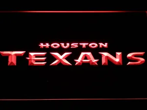 Houston Texans Text LED Neon Sign