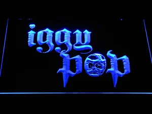 Iggy Pop Skull Ring LED Neon Sign