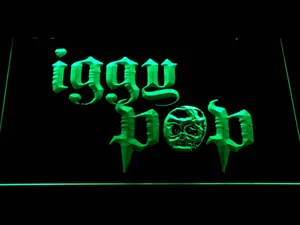Iggy Pop Skull Ring LED Neon Sign