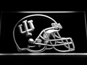 Indiana Hoosiers Helmet LED Neon Sign