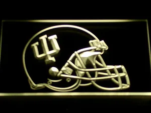 Indiana Hoosiers Helmet LED Neon Sign