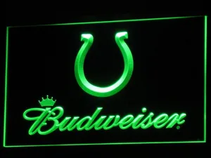Indianapolis Colts Budweiser LED Neon Sign