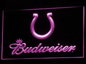 Indianapolis Colts Budweiser LED Neon Sign