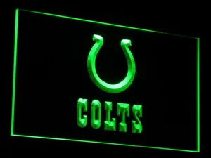 Indianapolis Colts Logo LED Neon Sign